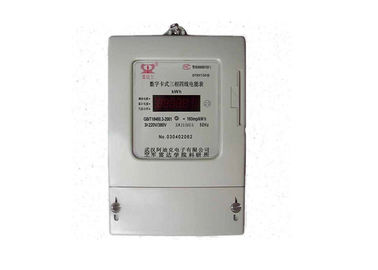Durable LCD Display Three Phase Smart Card Prepayment Energy Meter